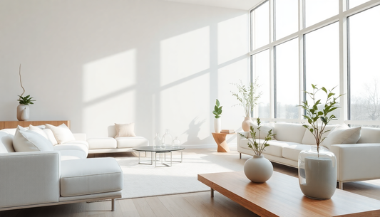 How to Style Your Home with Clear and Natural Decor for a Calm, Modern Look